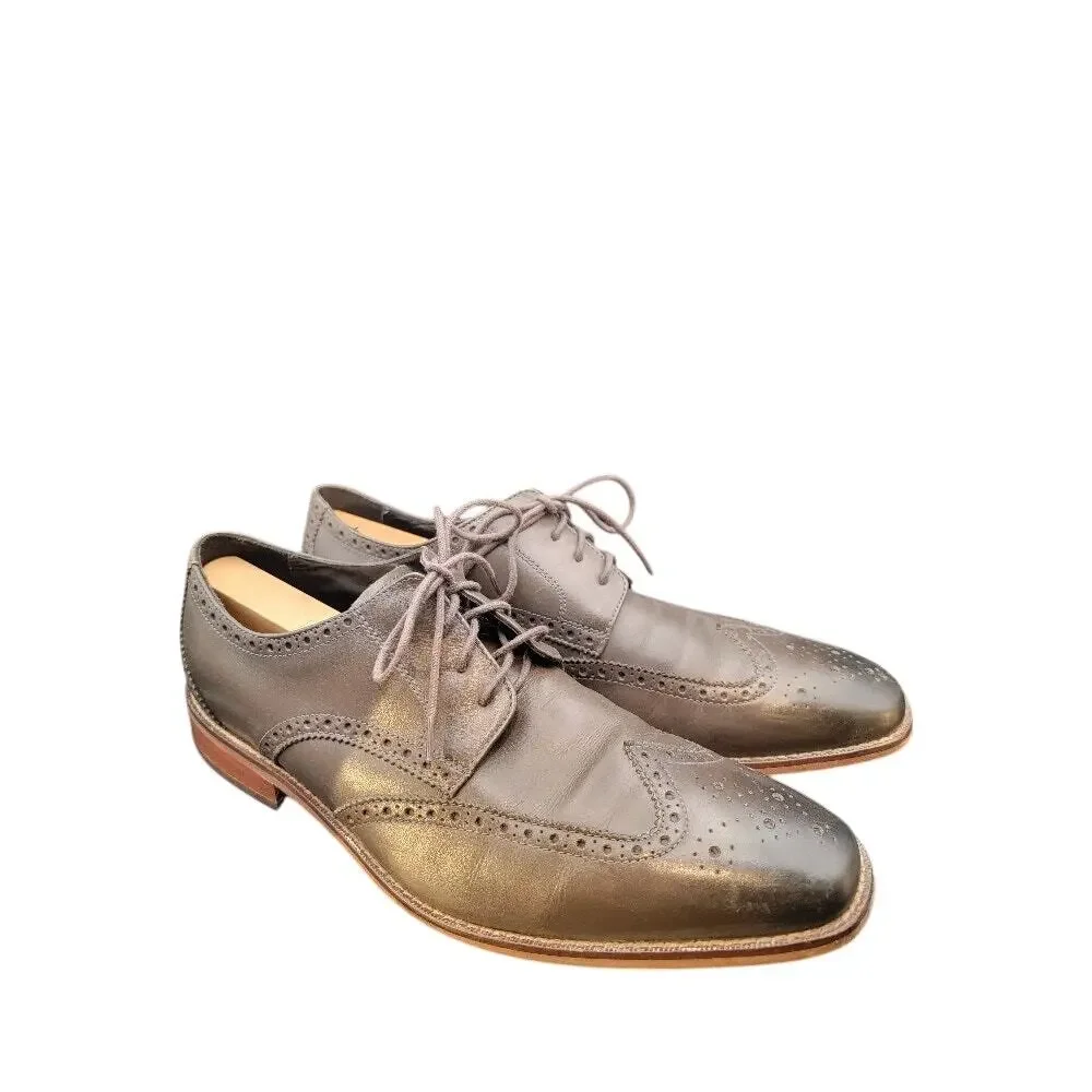 Florsheim Wingtip Gray Dress Shoes Men's‎ Castellano Style 14137-020 Sz 10.5D